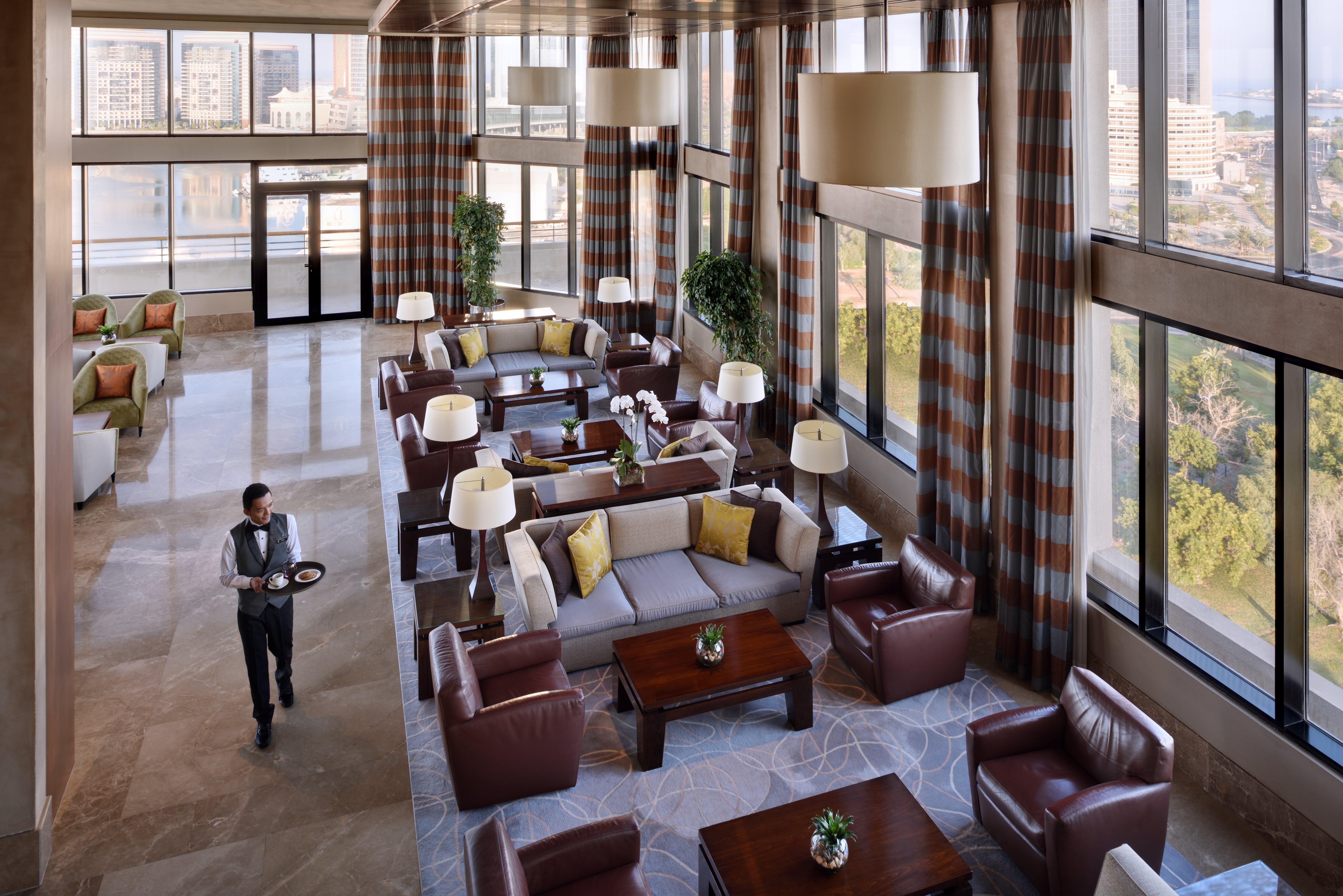 Отель Intercontinental Abu Dhabi By Ihg Экстерьер фото The lounge at the airport